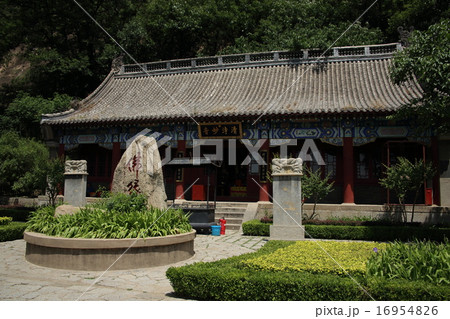 天津　天津盤山風景名勝地　天成寺 16954826
