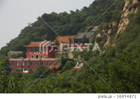 天津　天津盤山風景名勝地 雲罩寺 16954871