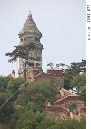 天津　天津盤山風景名勝地　定光仏舎利塔 16954872