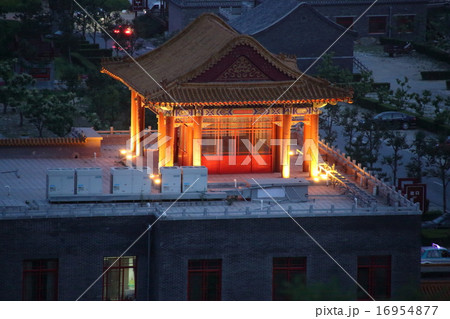 天津　天津盤山風景名勝地　夜景 16954877