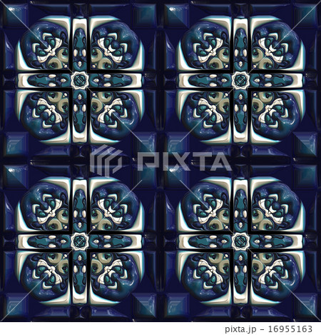 Glazed tiles seamless generated texture 16955163