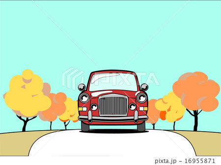 クラシックタイプカー　秋ドライブ 16955871