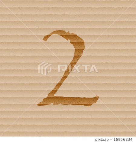 number two icon symbol Flat modern web design with 16956834