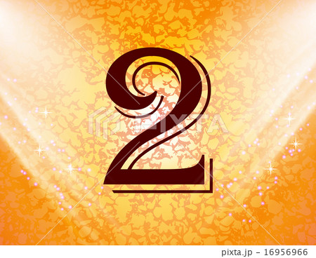 number two icon symbol Flat modern web design with number two icon symbol Flat modern web design with 16956966