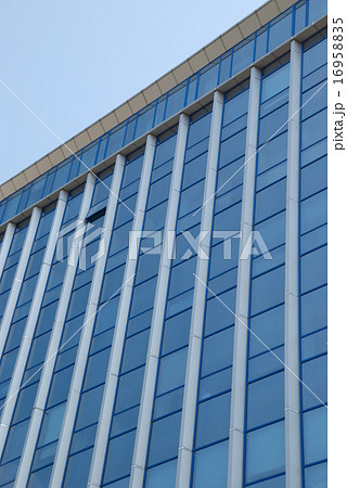 The facade of a modern building 16958835