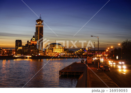 Moscow River at night Moscow River at night 16959093