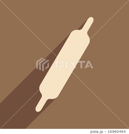 Flat with shadow icon and mobile application...のイラスト素材 [16960464] - PIXTA