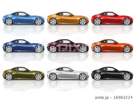 Car Vehicle Transportation 3D Illustration Concept 16963224