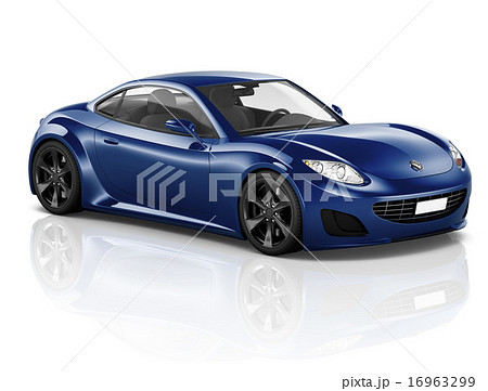 3D Sport Car Vehicle Transportation Illustration Concept 16963299