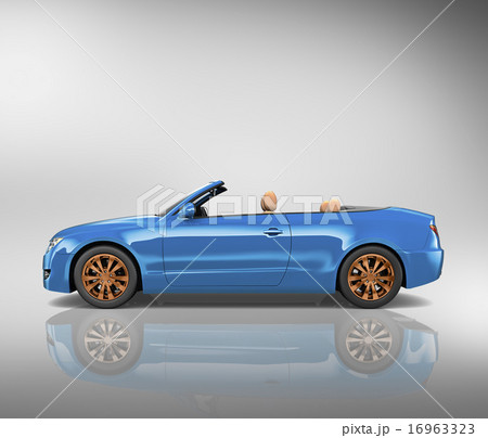 Car Convertible Transportation 3D Illustration Concept 16963323