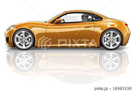 3D Sport Car Vehicle Transportation Illustration Concept 16963336