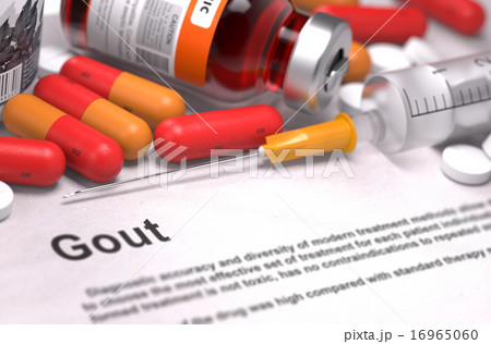 Diagnosis - Gout. Medical Concept. Diagnosis - Gout. Medical Concept. 16965060