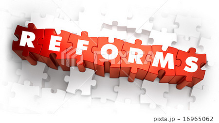 Reforms - White Word on Red Puzzles. 16965062