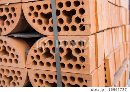 Stacks of silicate bricks Stacks of silicate bricks 16965727