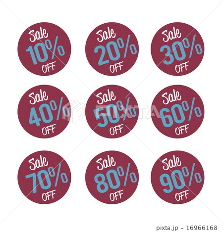 Percent OFF Discount Label Tag2 white 16966168