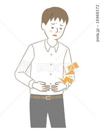 腹痛の男性イラスト 16966572