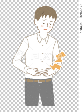 腹痛の男性イラスト 16966572