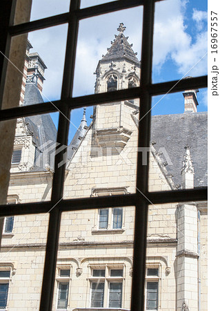 Castle usse viewed through window Castle usse viewed through window 16967557
