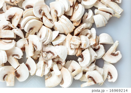 Food. Fresh white mushrooms champigonons Food. Fresh white mushrooms champigonons 16969214