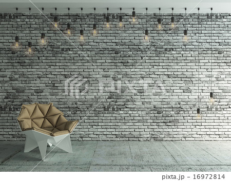 Modern interior with a chair Modern interior with a chair 16972814