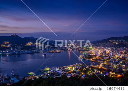 長崎の夜景 16974411