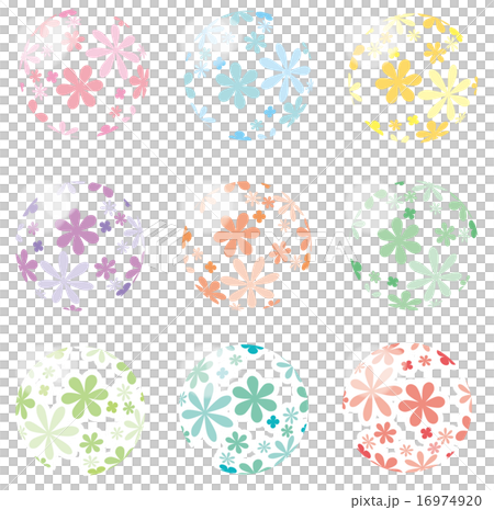 Flower ball colorful Flower ball colorful 16974920