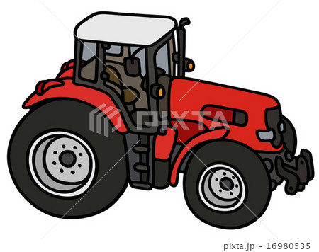 Red tractor Red tractor 16980535