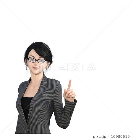 ビジネススーツの女性 perming3DCGイラスト素材 ビジネススーツの女性 perming3DCGイラスト素材 16980619