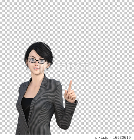 ビジネススーツの女性 perming3DCGイラスト素材 ビジネススーツの女性 perming3DCGイラスト素材 16980619