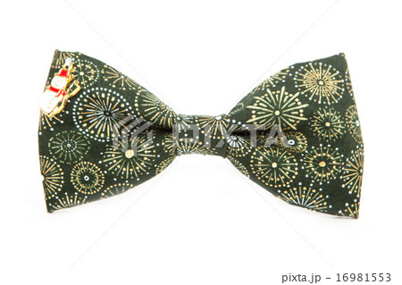 Winter Bow tie isolated on white background. Accessory Winter Bow tie isolated on white background. Accessory 16981553