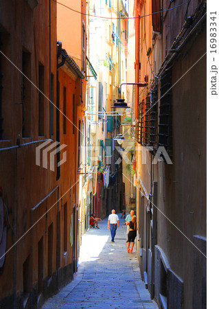 世界遺産ジェノヴァの街並み　イタリア　 16983341