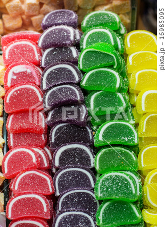 Background of mixed turkish sweets Background of mixed turkish sweets 16985095
