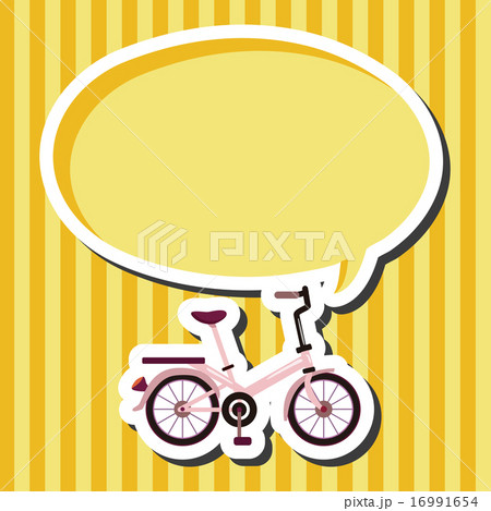 自転車 サイクル 循環のイラスト素材