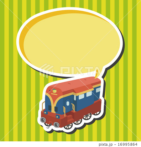 ベクトル 路面電車 鉄道のイラスト素材