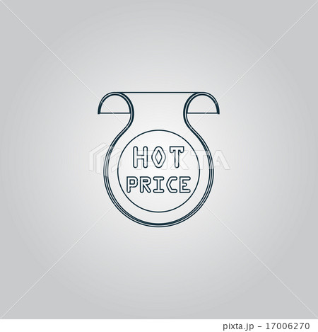 Hot price sticker, Badge, Label 17006270