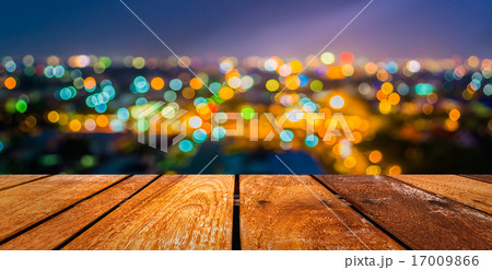 blur lighhts from Chiang Mai, Thailand for background usage. 17009866