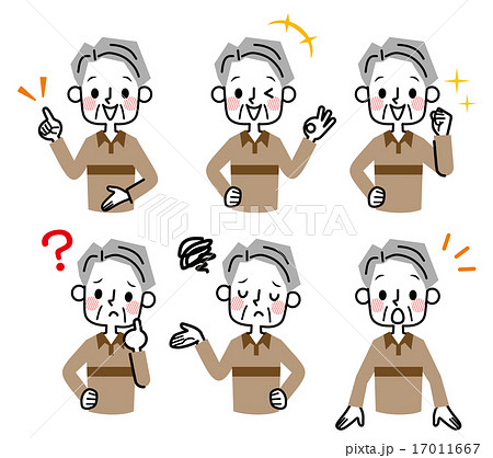 シニア　表情 17011667