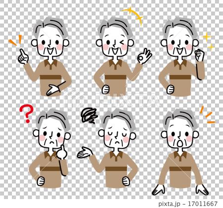 シニア　表情 17011667