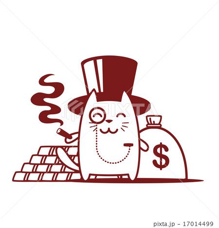 Character rich gentleman line art 17014499