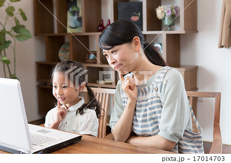 mother and child six years old mother and child six years old 17014703