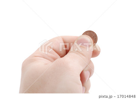 The hand holds euro cent The hand holds euro cent 17014848
