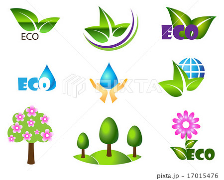 Ecology icon set. Eco-icons. 17015476