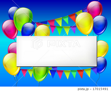 Background with color balloons Background with color balloons 17015491