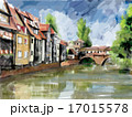 Illustration of European street 17015578