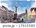 Illustration of city Square. 17015583