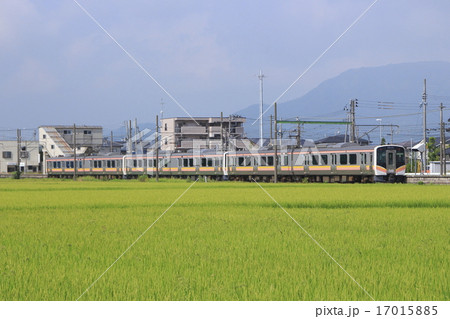 盛夏の越後赤塚駅に停車中の越後線E129系電車(6両:登場時) 盛夏の越後赤塚駅に停車中の越後線E129系電車(6両:登場時) 17015885