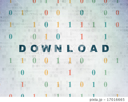 Web development concept: Download on Digital Paper background 17016665
