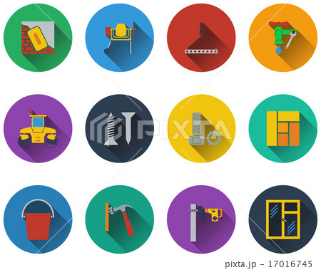 Set of construction icons 17016745