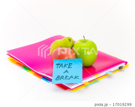 Office Documents and Apples; Take a Break Office Documents and Apples; Take a Break 17019299