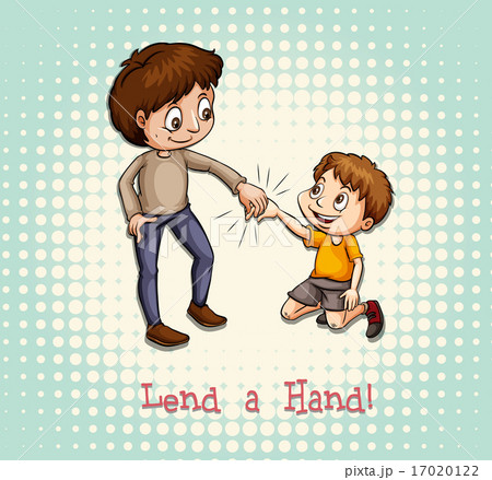 Man holding a child's hand 17020122